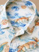 Printed Half Sleeve Shirt - Image 3