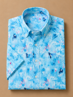 Stripe Half Sleeve Shirt - Image 2