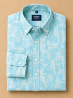 Abstract Print Shirt - Image 2