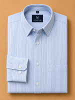 Essential Pinstripe Formal Shirt - Image 2
